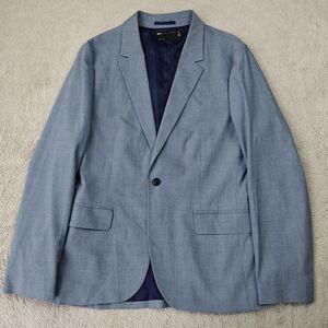 ASOS Slim Fit Blazer Men's 40R Light Blue Single Button Lightweight Suit Jacket